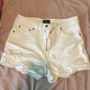 White Denim Women's Shorts